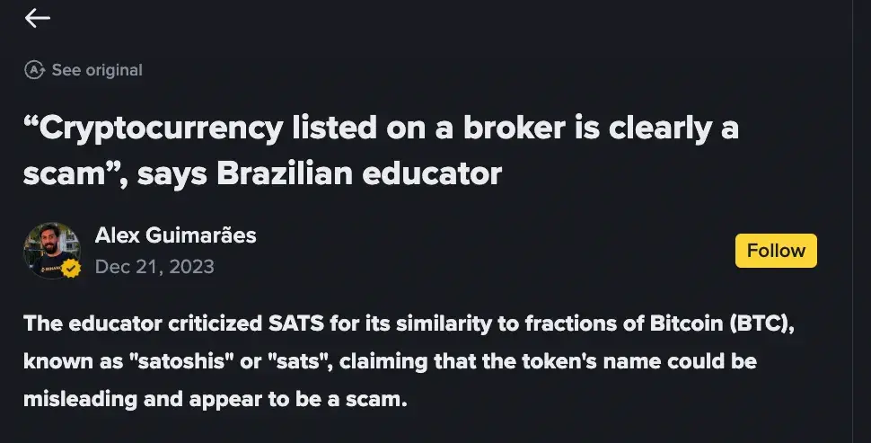sats coin sats coin