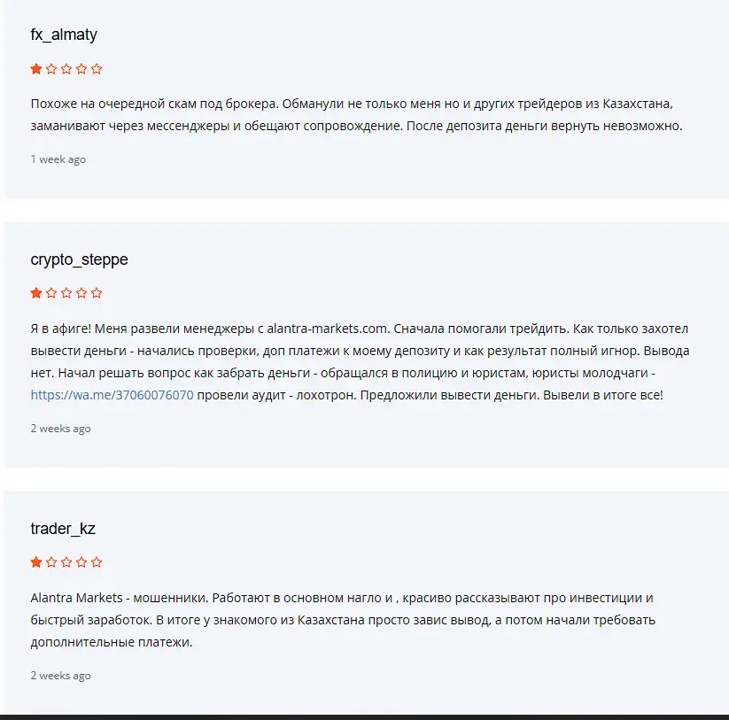alantra capital markets отзывы