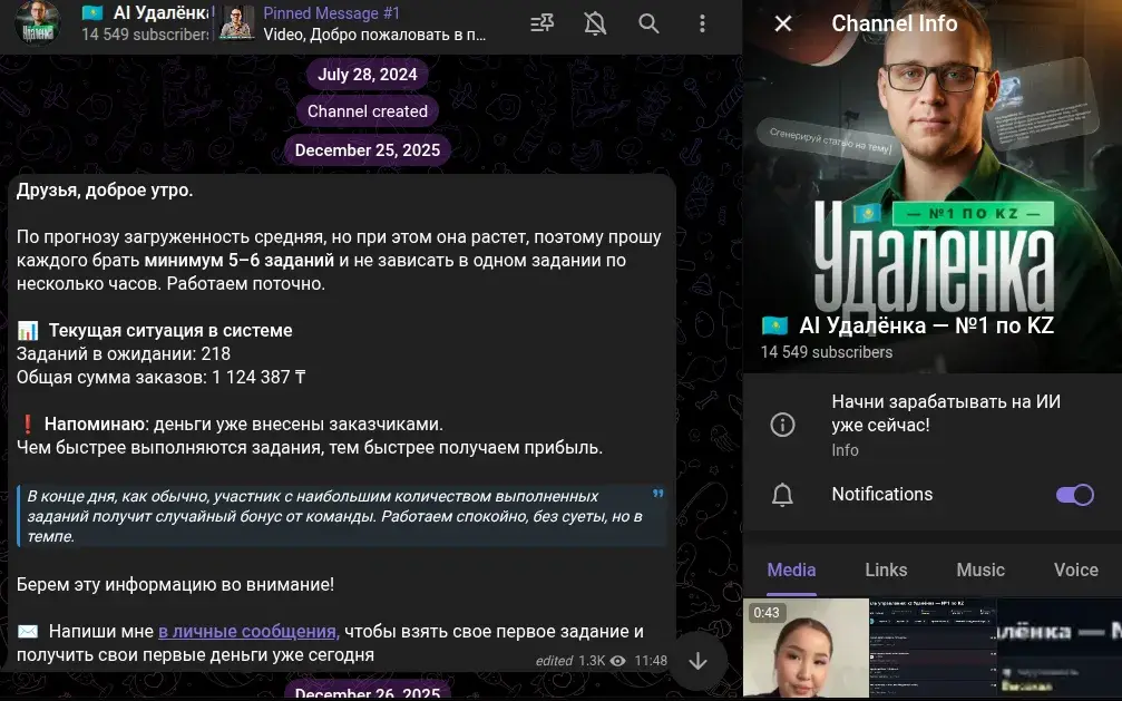 удаленка 1 по kz