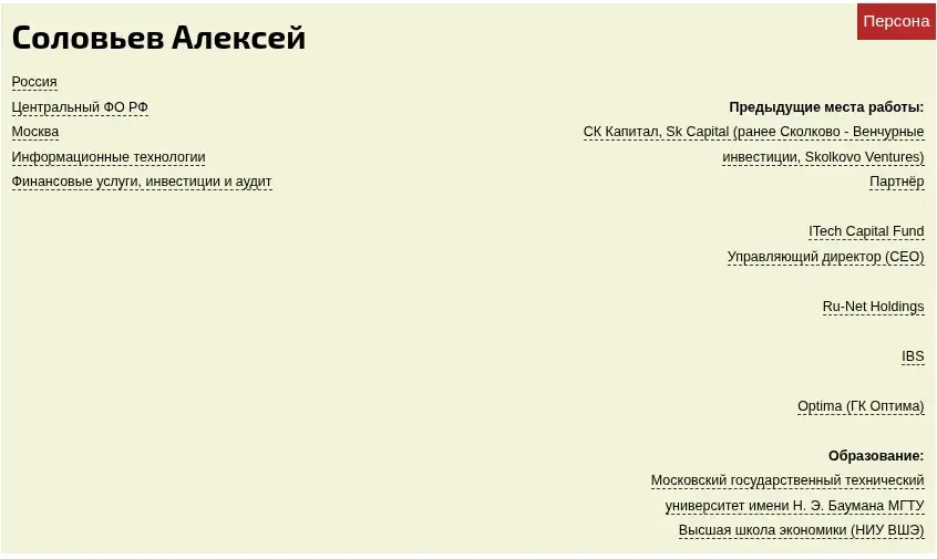 алексей соловьев инвестиции