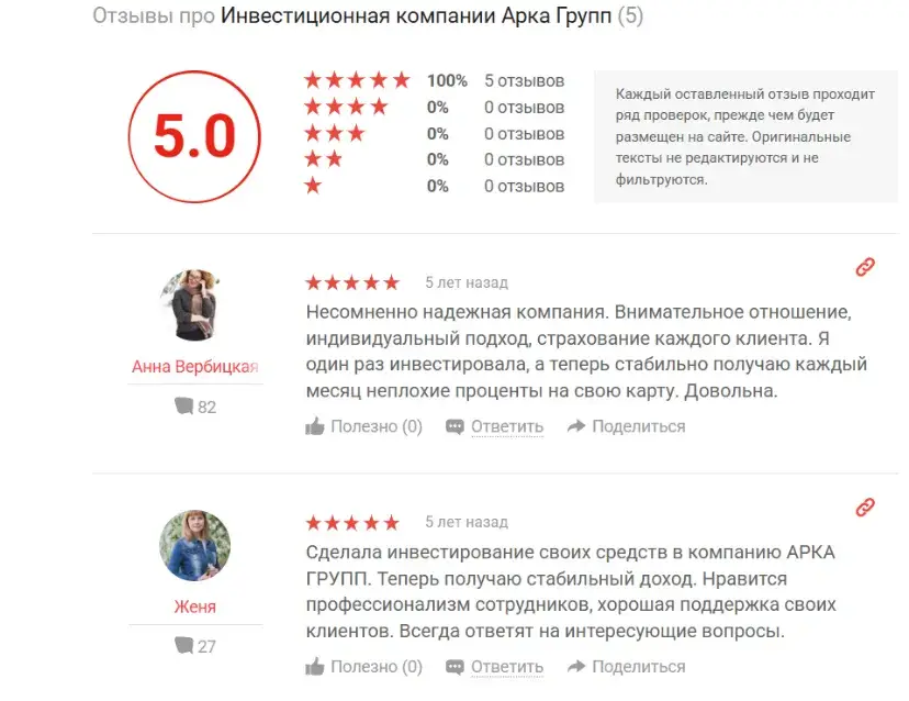 арка групп