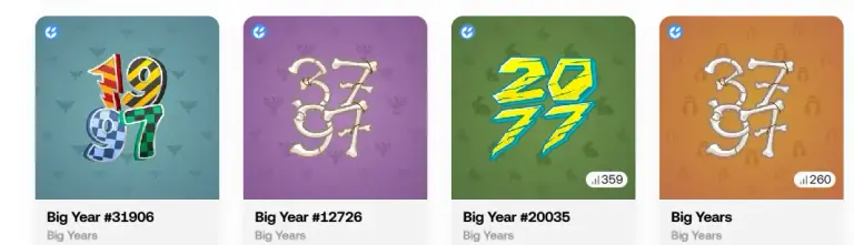 big year подарок тг