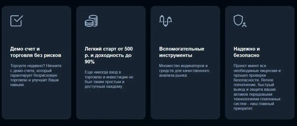 BinTradeClub инструментиы