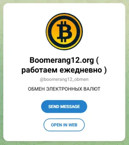 Boomerang12 обменник