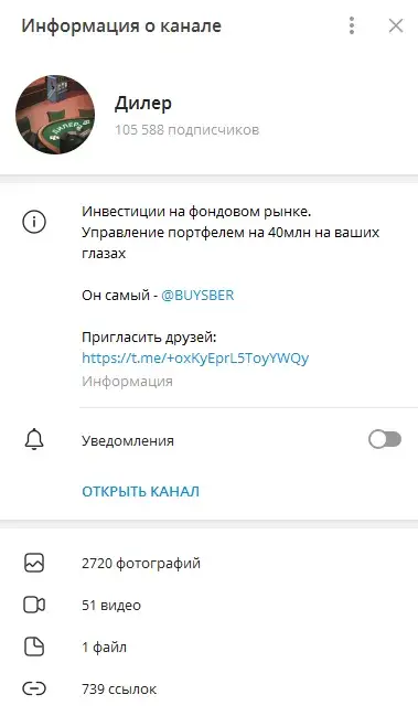 Телеграмм-канал Buysber Телеграмм-канал Buysber