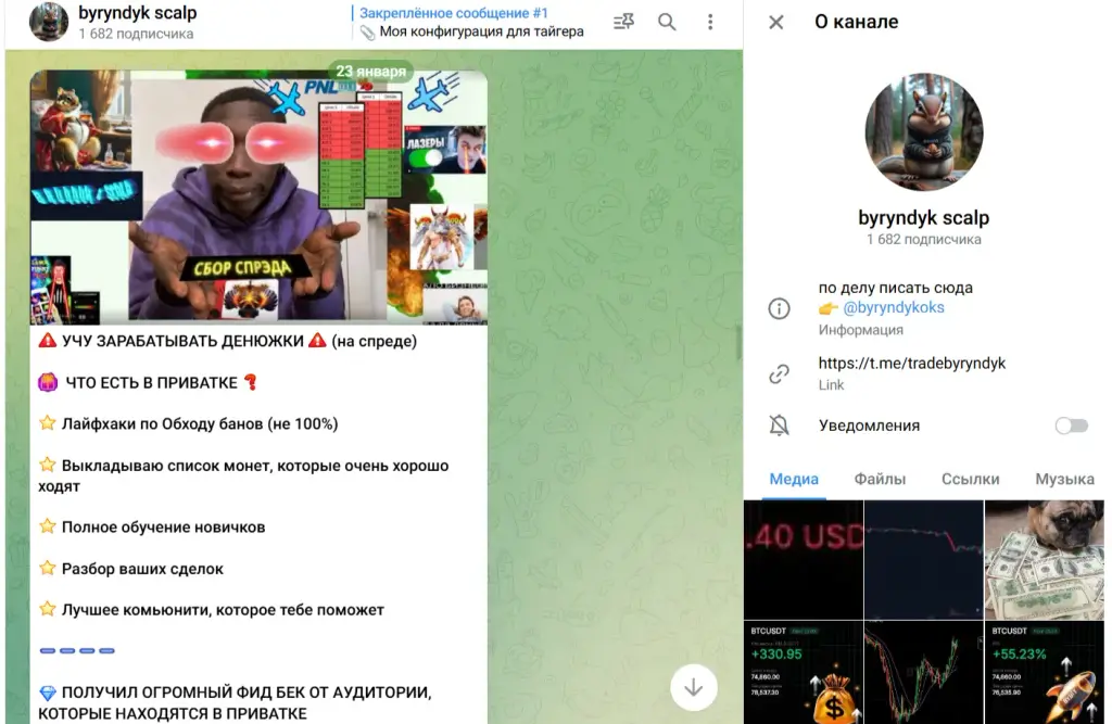 Byryndyk Scalp трейдер