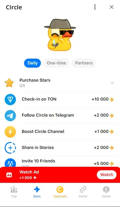 circle telegram bot circle telegram bot