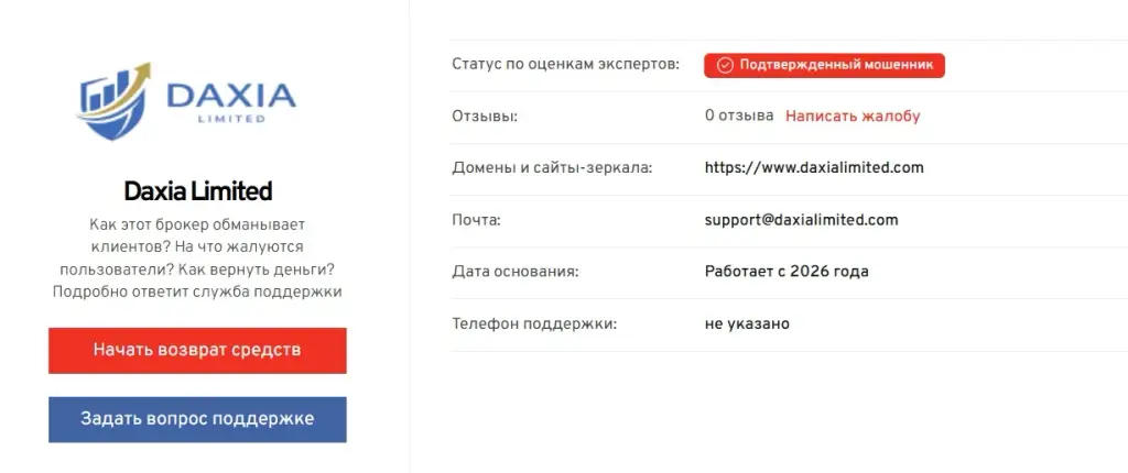 daxialimited platform обменник