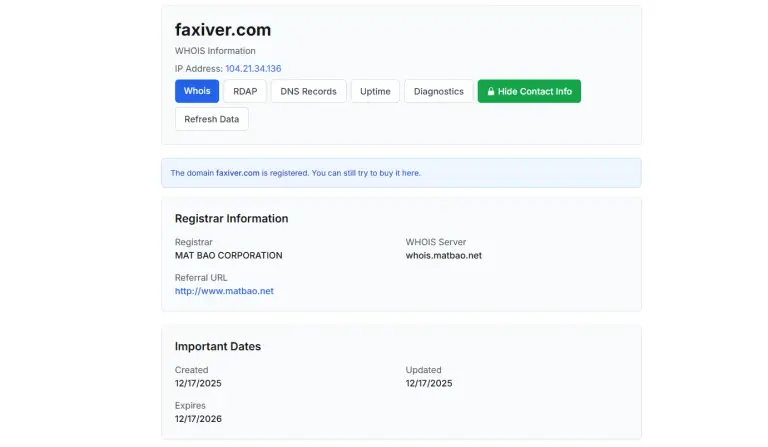 faxiver faxiver