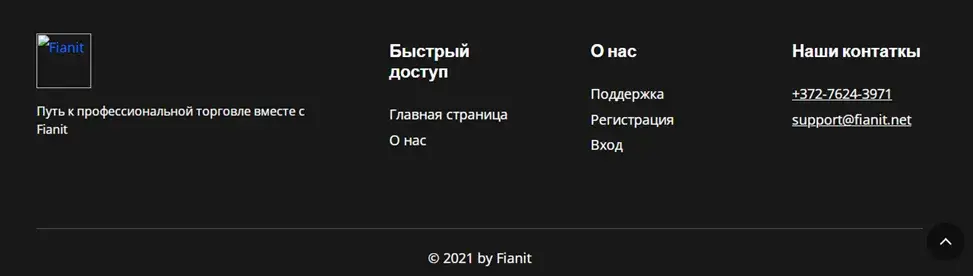 Контакты Fianit net Контакты Fianit net