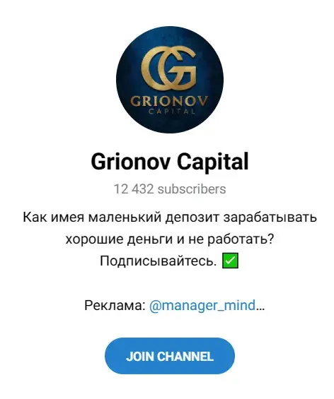 grionov capital grionov capital