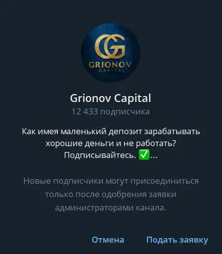 grionov capital grionov capital
