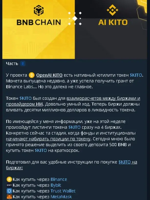 kito ai токен скам kito ai токен скам