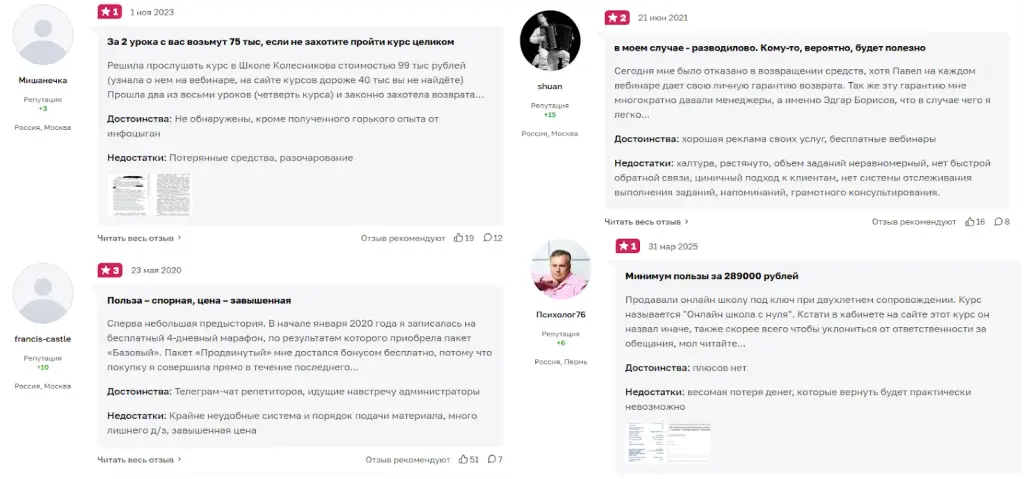 школа павла колесникова