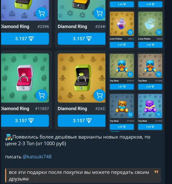 podarkitgnft bot