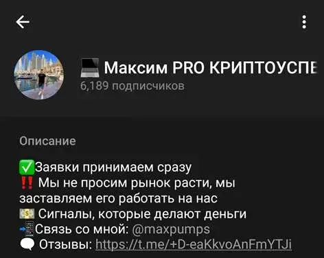 Максим Pro Криптоуспех Максим Pro Криптоуспех