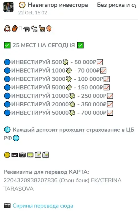Навигатор инвестора