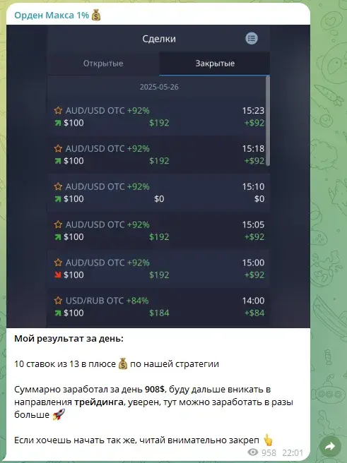 Орден Макса 1 %