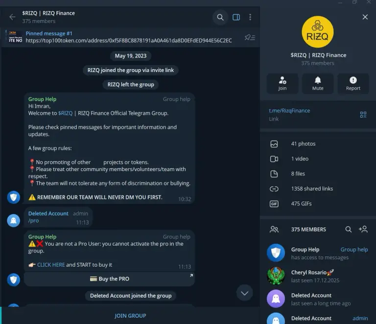 rizq finances телеграмм чат отзывы rizq finances телеграмм чат отзывы