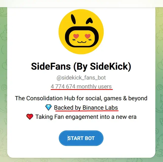 sidefans тапалка