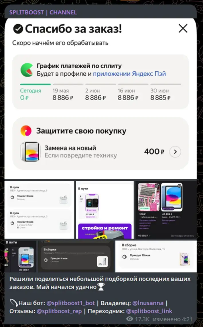 splitboost rep отзывы