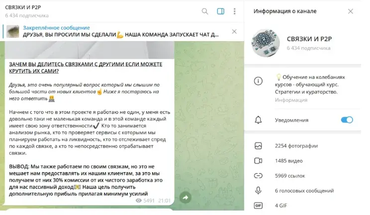 связки и п2п связки и п2п