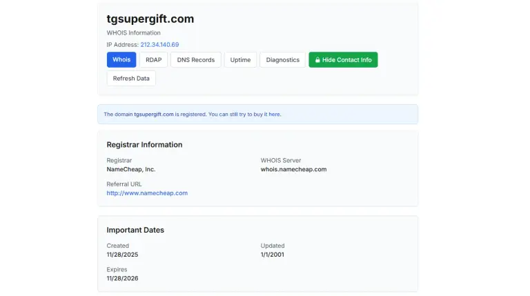 tgsupergift com